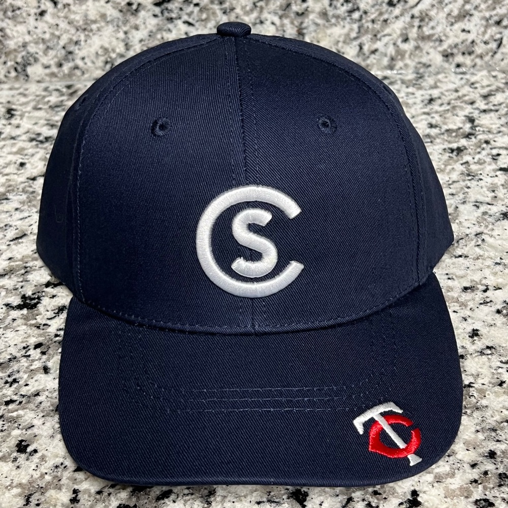 Minnesota MN Twins Cole Swindell
Snapback Navy Baseball Hat Cap TC CS
Logo